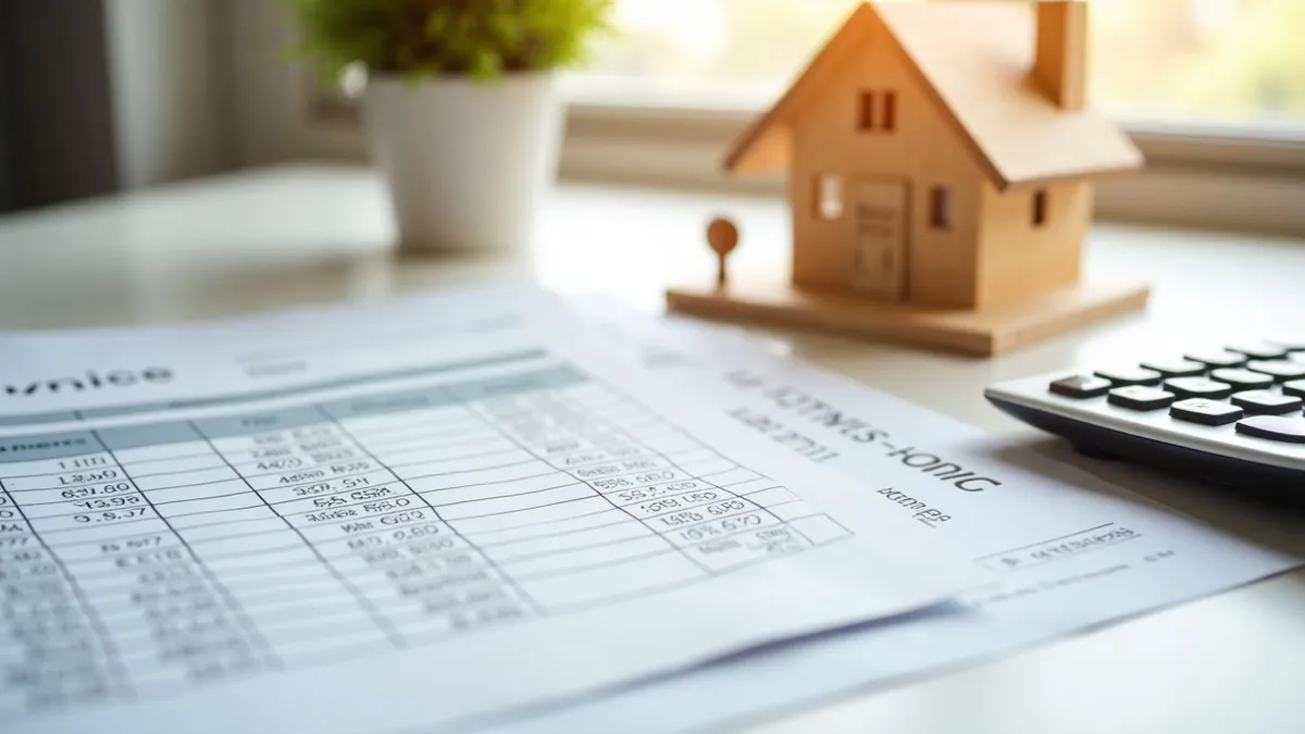 Facturas, calculadora y una maqueta de casa: gastos deducibles por eficiencia energética