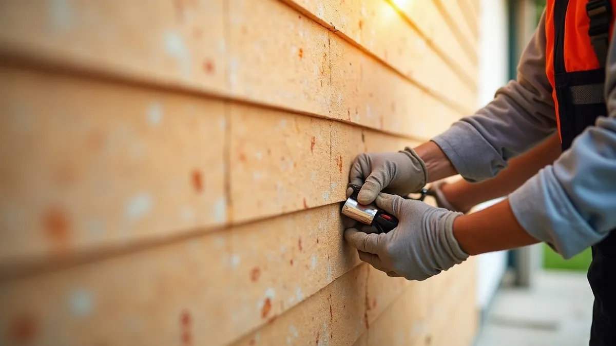 Instalación de aislamiento térmico en la fachada de una vivienda